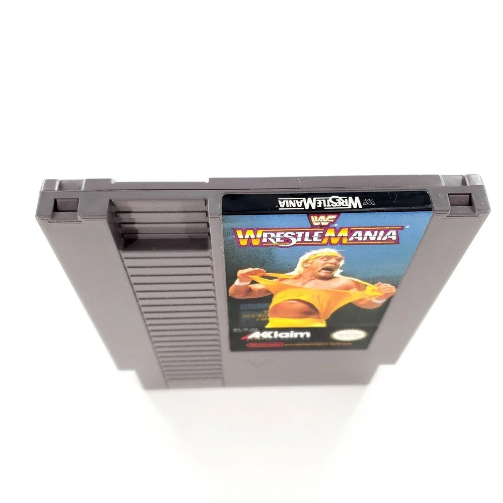 WWF WrestleMania Nintendo NES Authentic w/ Manual & Case Tested & Works